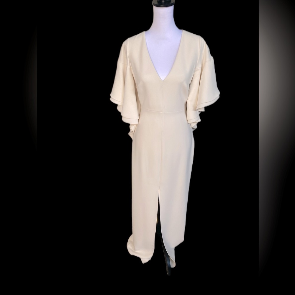 Halston Heritage size 4 Ivory Wedding Dress